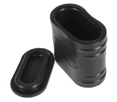 *Мотыльница Колесник 0,35 черная с крышкой