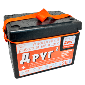 Ящик изотермический ДРУГ-2+ 20 л (в к-те резинка, карман) черный